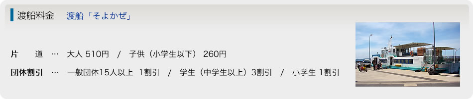 渡船料金